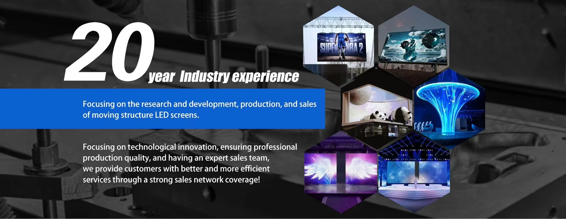 qualità Schermo muoventesi del LED fabbrica